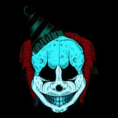 LED Mask Clown