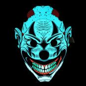 LED Mask Läskig Clown