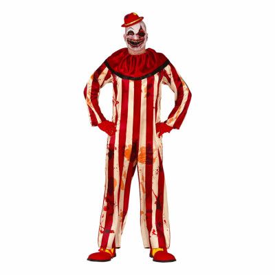 Mördarclown Jumpsuit Maskeraddräkt - Large