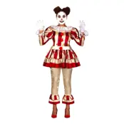 Mördarclown Klänning Maskeraddräkt - Medium