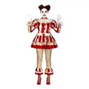 Mördarclown Klänning Maskeraddräkt - X-Small