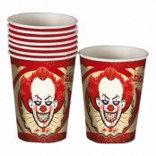 Pappersmuggar Halloween Clown - 8-pack