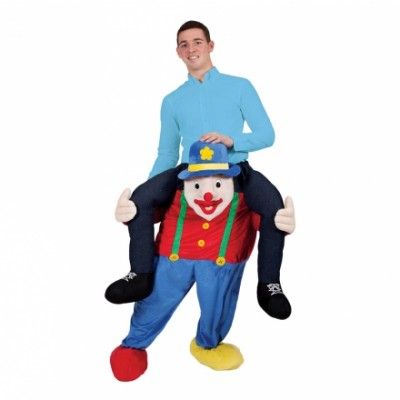 Ridande Clown Maskeraddräkt