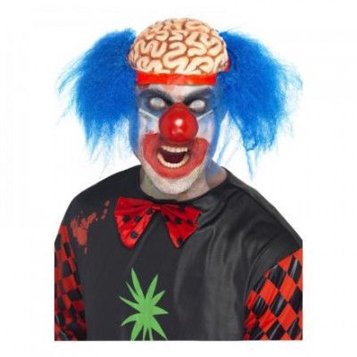 Skalperad Clown Peruk