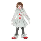 Skräckclown Barn Maskeraddräkt - Small