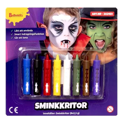 Sminkkritor Färgmix