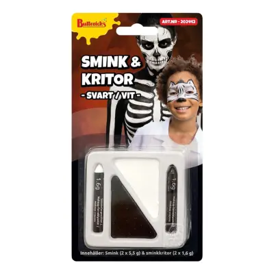 Smink&Kritor Svart/Vit