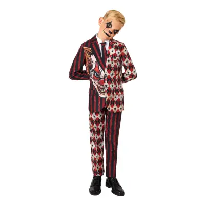 Suitmeister Boys Scary Clown Kostym - Large