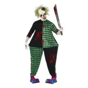Tjock Elak Clown Maskeraddräkt