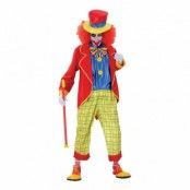 Tokig Clown Maskeraddräkt - Large