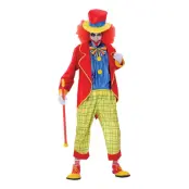 Tokig Clown Maskeraddräkt