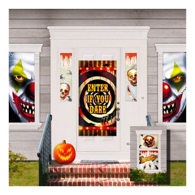 Väggdekorationer Scary Clown Kit