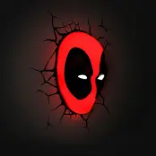 Deadpool 3D Vägglampa