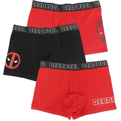 Deadpool - Marvel Boxer-set - S 3XL - för Herr - flerfärgad