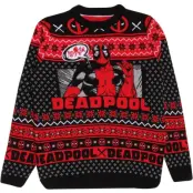 Deadpool - Marvel Christmas jumper - Show Off - S L - för Herr - flerfärgad