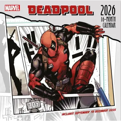 Deadpool - Marvel Kalender - Wandkalender 2026 - för None - flerfärgad