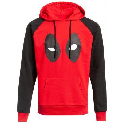 Deadpool - Marvel Luvtröja - Deadpool - Eyes - L XL - för Herr - röd/svart