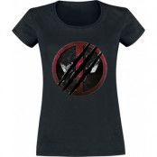 Deadpool - Marvel T-shirt - 3 - Logo - S XXL - för Dam - svart