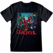 Deadpool - Marvel T-shirt - Avengers Spoof - S XXL - för Herr - svart