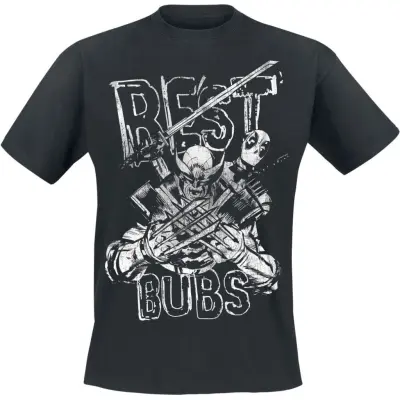 Deadpool - Marvel T-shirt - Best Bubs - M XXL - för Herr - svart