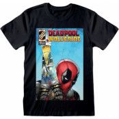 Deadpool - Marvel T-shirt - Deadpool & Wolverine - Deadpool Reflection - S M - för Herr - svart