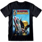 Deadpool - Marvel T-shirt - Deadpool & Wolverine - Wolverine Reflection - S XXL - för Herr - svart