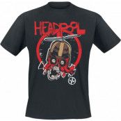 Deadpool - Marvel T-shirt - Headpool - M XXL - för Herr - svart