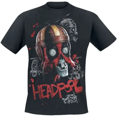 Deadpool - Marvel T-shirt - Headpool - S 3XL - för Herr - svart