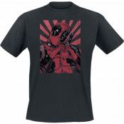 Deadpool - Marvel T-shirt - Nothing But Love - S XXL - för Herr - svart