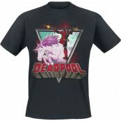 Deadpool - Marvel T-shirt - Unicorn - M 5XL - för Herr - svart