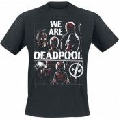 Deadpool - Marvel T-shirt - We Are Deadpool - M XXL - för Herr - svart