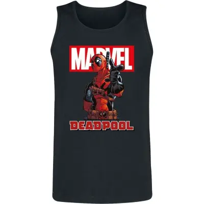 Deadpool - Marvel Topp - You - S XXL - för Herr - svart