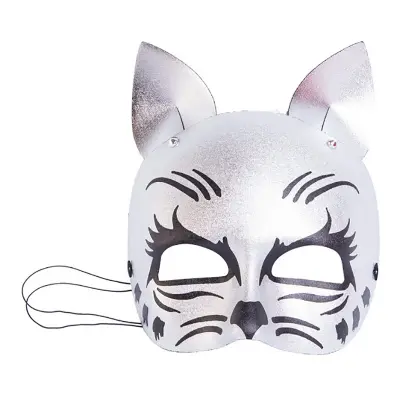 Ögonmask Katt Silver - One size