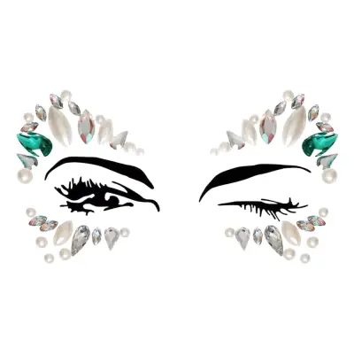 Ansiktssmycken Transparent Deluxe