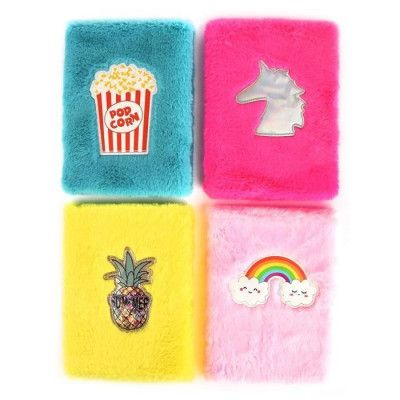 Anteckningsbok Fluffig : Model - Rosa häst