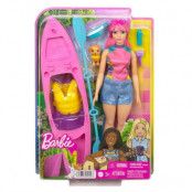 Barbie Camping Daisy Docka med kajak Lekset