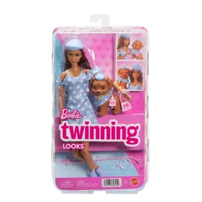 Barbie Twinning Looks Brunette - Barbie -  Leksaksaffären