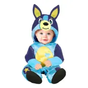 Blå Hund Bebis Maskeraddräkt - 18-24 mån