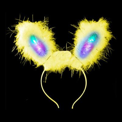 Blinkande Kaninöron - Gul