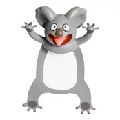 Bokmärkefigur 3D - Koala