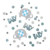 Bordskonfetti Blå Baby Shower