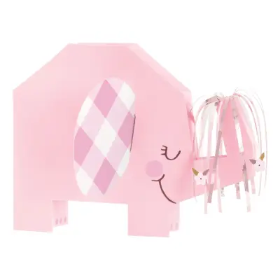 Bordspjäs Rosa Elefant Baby Shower
