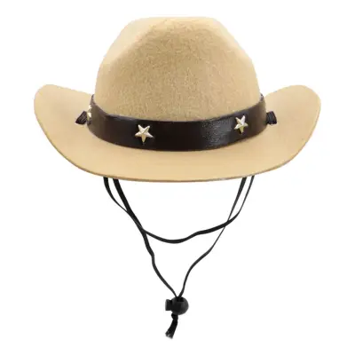 Cowboyhatt för Hund - Beige