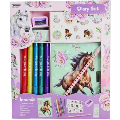 Dagboksset Häst - Sense -  Leksaksaffären