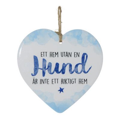 Dekorationshjärta Hund