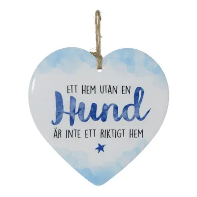 Dekorationshjärta Hund