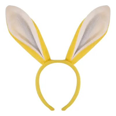 Diadem Kaninöron Gula - One size