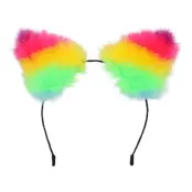 Diadem Kattöron Flerfärgade - One size