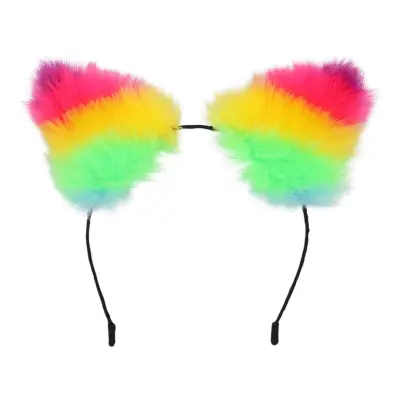 Diadem Kattöron Flerfärgade - One size