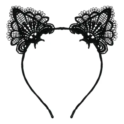 Diadem med Öron Spets